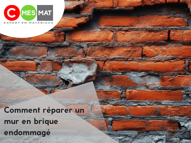 Comment réparer un mur en brique endommagé