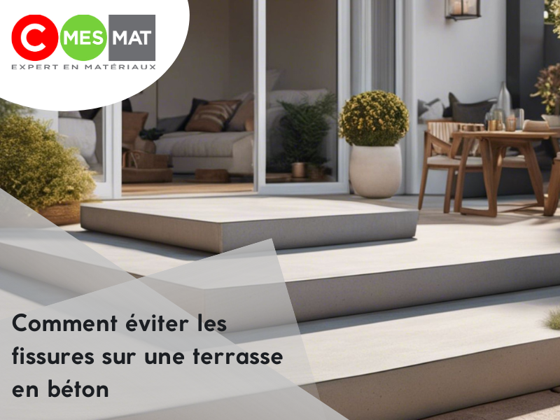 Comment éviter les fissures sur une terrasse en béton