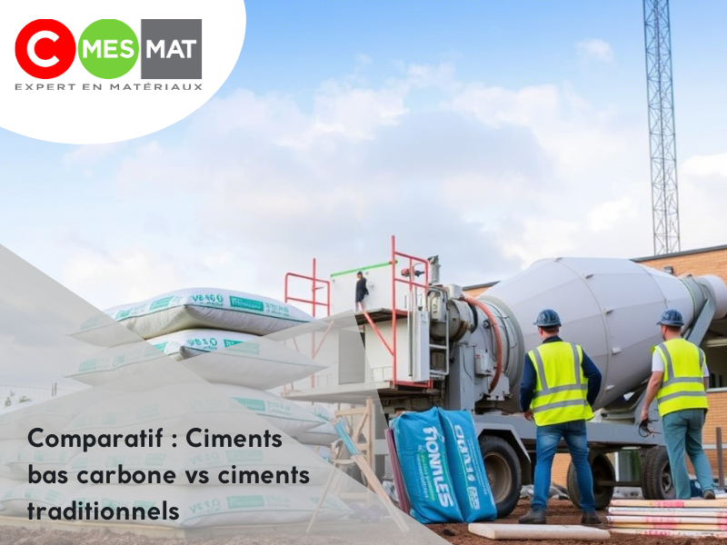 Ciments bas carbone vs ciments traditionnels