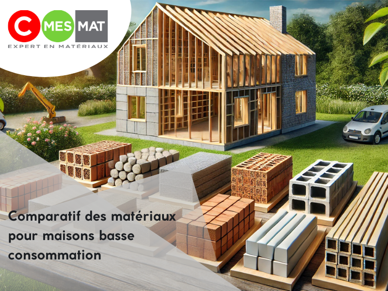 Comparatif des matériaux pour maisons basse consommation