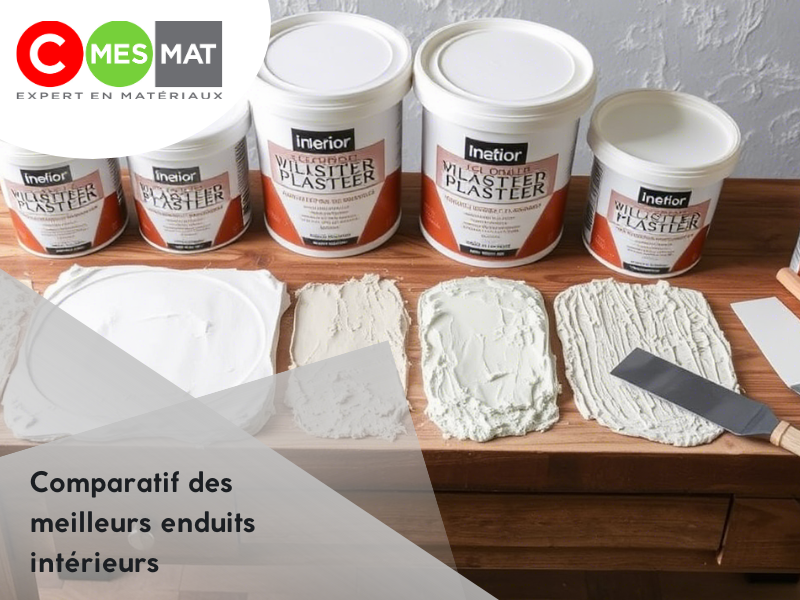 Comparatif des meilleurs enduits intérieurs 2025