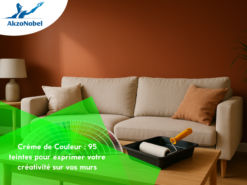 Crème de Couleur Dulux Valentine : exprimez votre créativité avec plus de 100 teintes