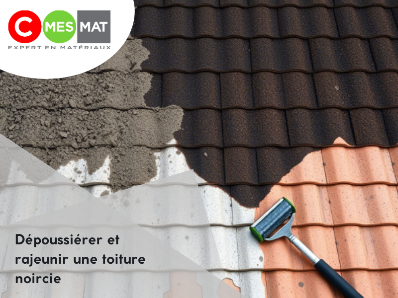 Dépoussiérer et rajeunir une toiture noircie