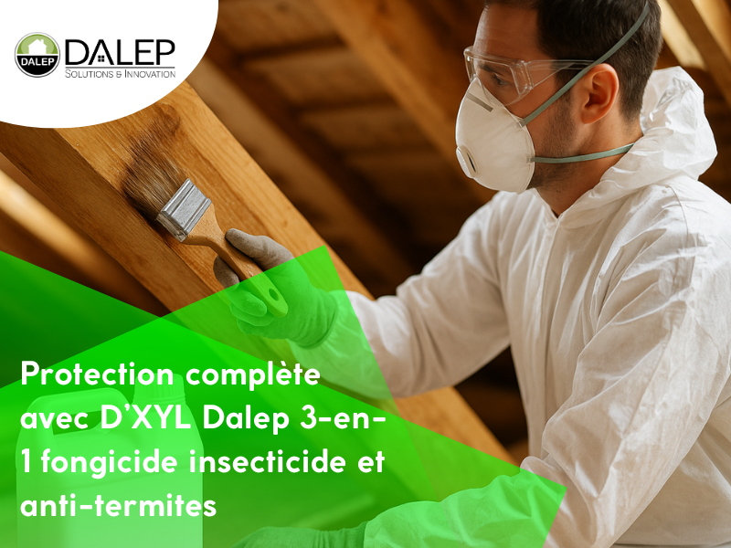 Protection complète avec D’XYL Dalep 3-en-1 fongicide insecticide et anti-termites