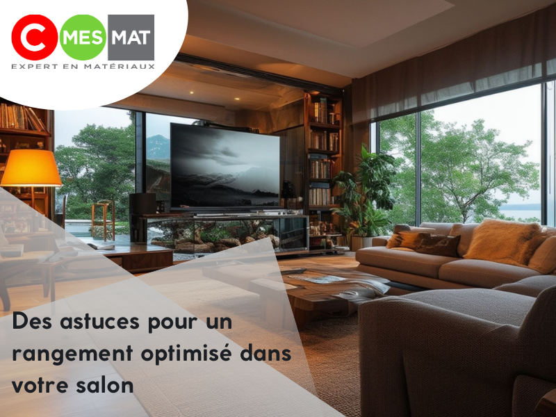 Des astuces pour un rangement optimisé dans votre salon