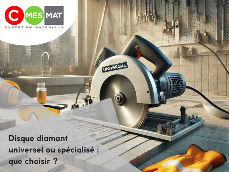 Disque diamant universel ou spécialisé : que choisir ?