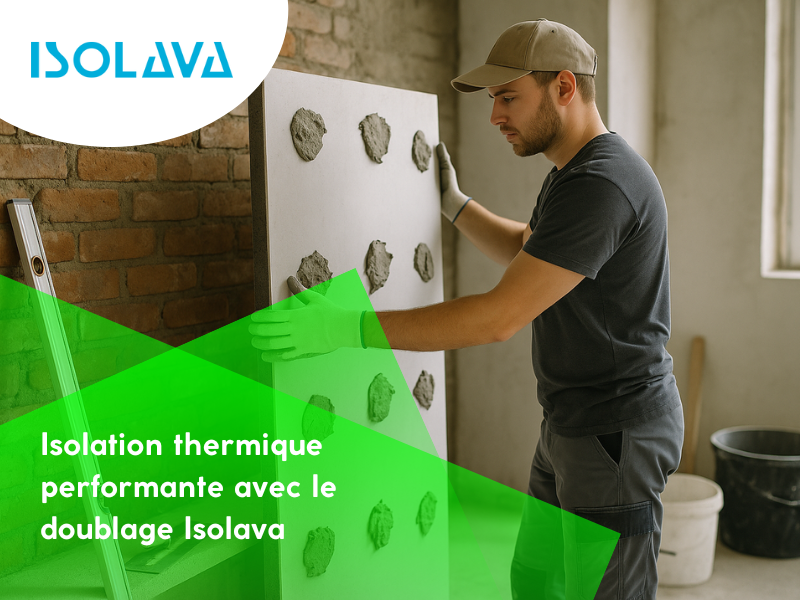 Isolation thermique performante avec le doublage Isolava