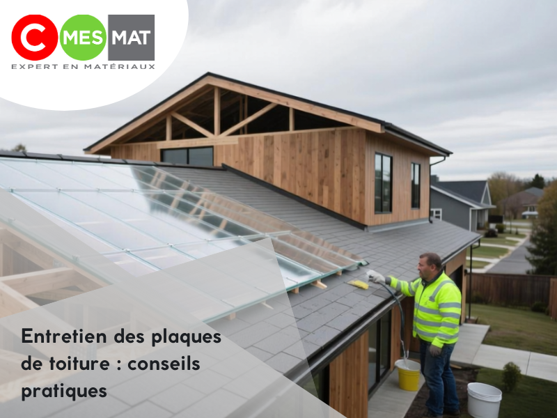 Entretien des plaques de toiture : conseils pratiques