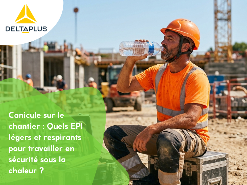 Canicule sur le chantier : Quels EPI légers et respirants pour travailler en sécurité sous la chaleur ?