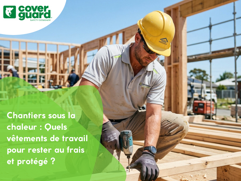 Chantiers sous la chaleur : Quels vêtements de travail pour rester au frais et protégé ?