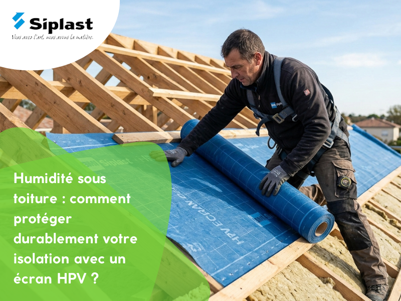 Humidité sous toiture : comment protéger durablement votre isolation avec un écran HPV ?
