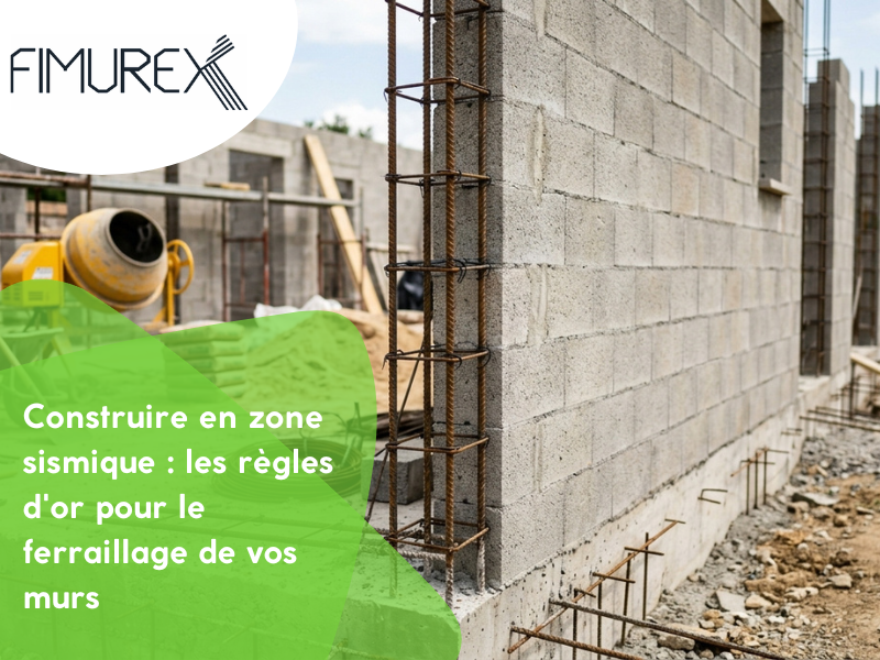 Construire en zone sismique : les règles d'or pour le ferraillage de vos murs