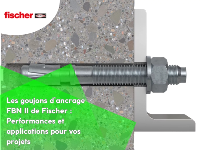 Les goujons d’ancrage FBN II de Fischer : Performances et applications pour vos projets