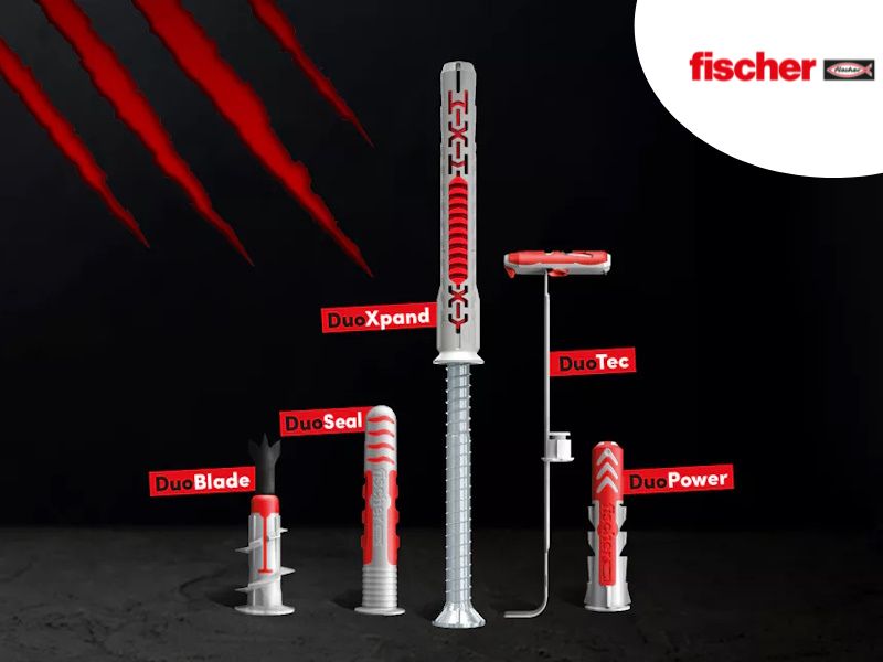 Présentation de la gamme de chevilles DuoLine de fischer