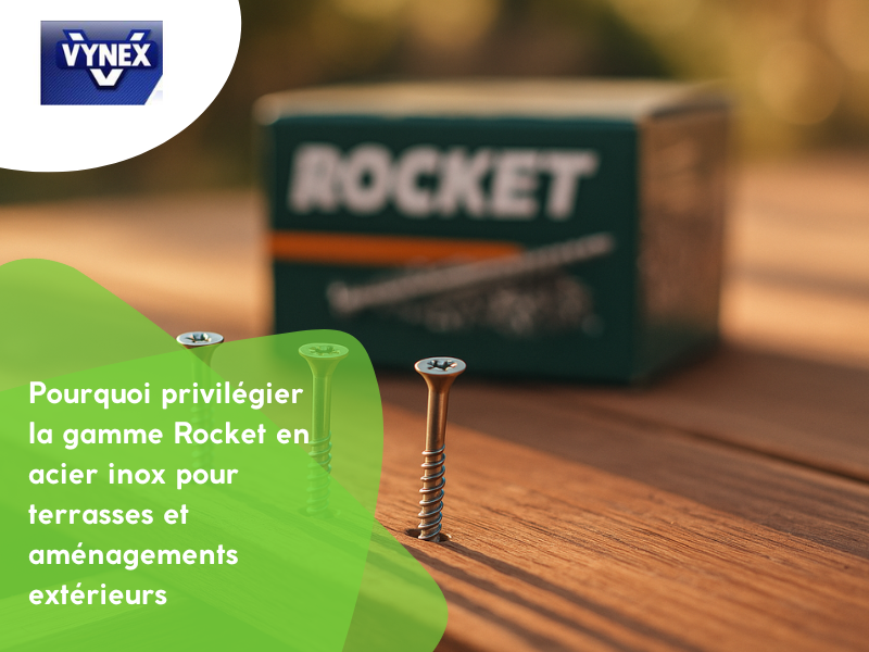 Pourquoi privilégier la gamme Rocket en acier inox pour terrasses et aménagements extérieurs