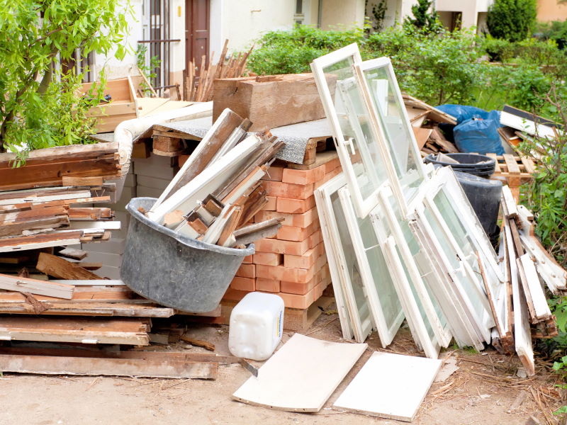 Comment son gérés les déchets quand on prévoit des travaux