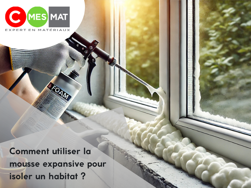 Guide complet : comment utiliser la mousse expansive pour isoler un habitat ?