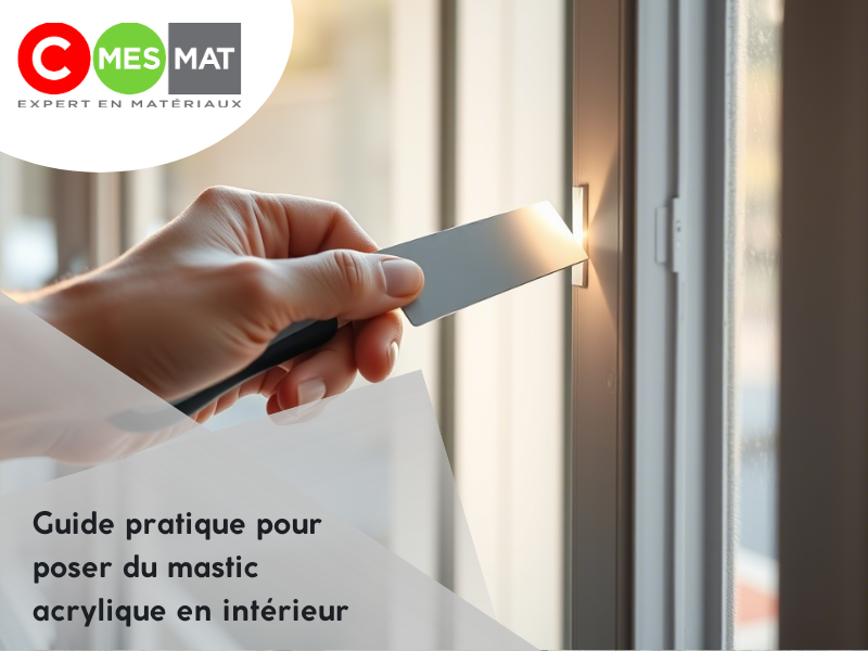 Guide pratique pour poser du mastic acrylique en intérieur