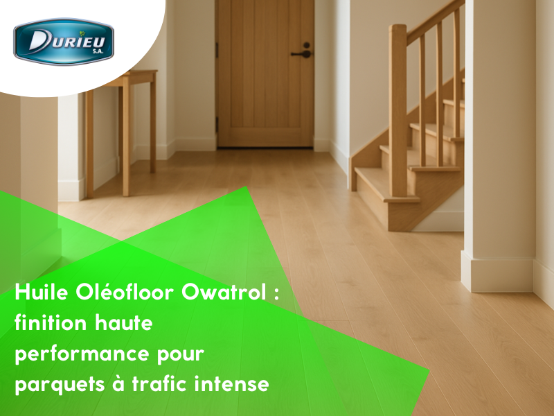 Huile Oléofloor Owatrol : finition haute performance pour parquets à trafic intense