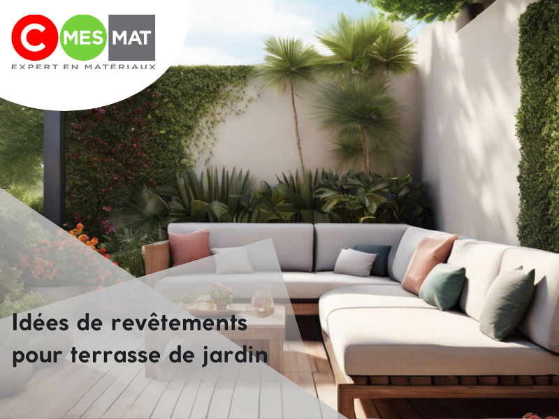 Idées de revêtements pour terrasse de jardin