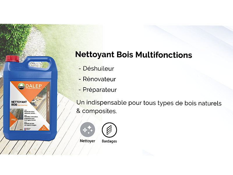 Nettoyer une terrasse en bois