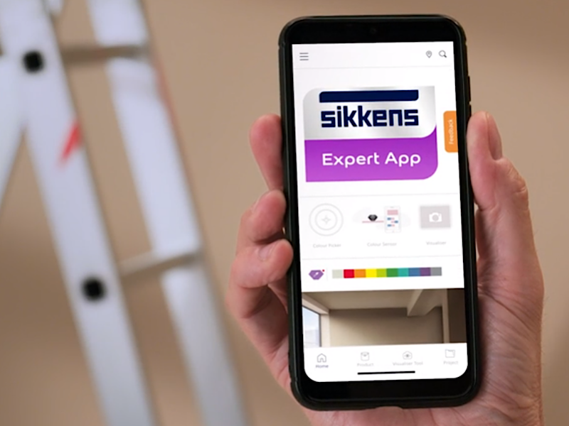 L’application Sikkens Expert : simulateur de couleur à réalité  augmentée