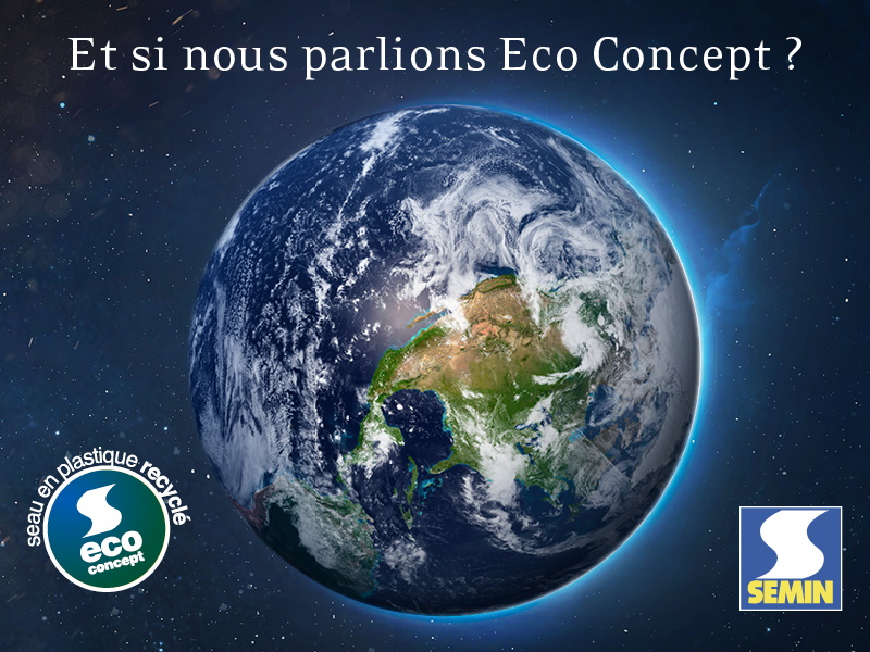 SEMIN RÉDUIT SON EMPREINTE CARBONE EN UTILISANT LE PCR POUR SES CONDITIONNEMENTS EN SEAUX