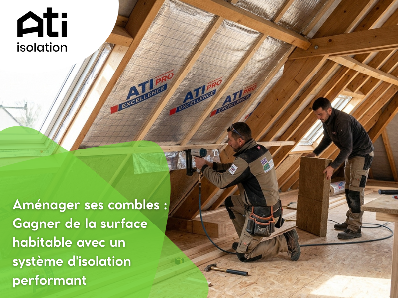 Aménager ses combles : Gagner de la surface habitable avec un système d'isolation performant