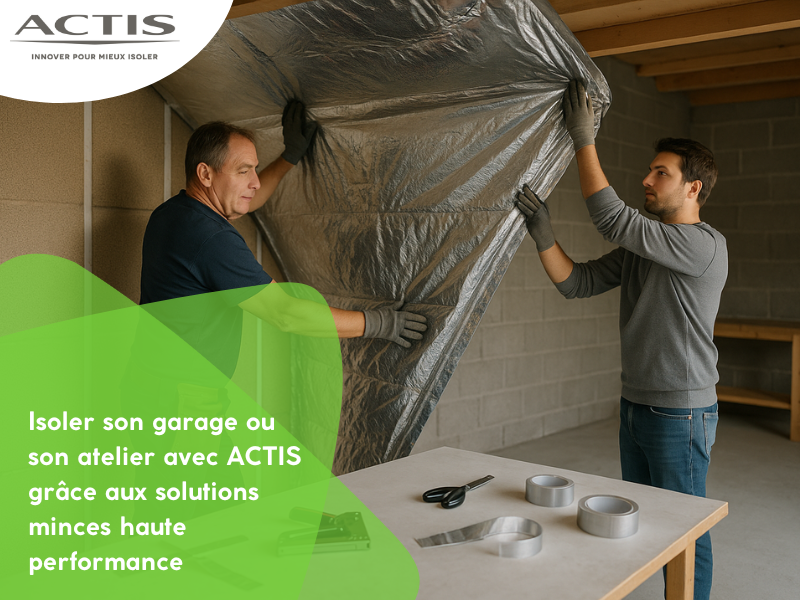 Isoler son garage ou son atelier avec ACTIS grâce aux solutions minces haute performance