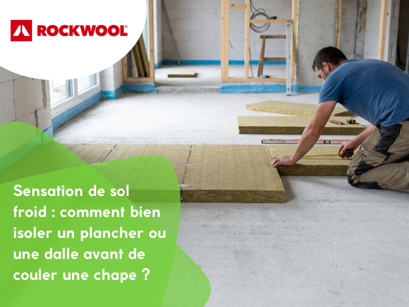 Sensation de sol froid : comment bien isoler un plancher ou une dalle avant de couler une chape ?