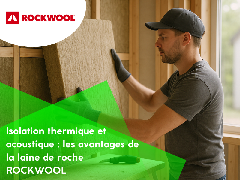 Isolation thermique et acoustique : les avantages de la laine de roche ROCKWOOL