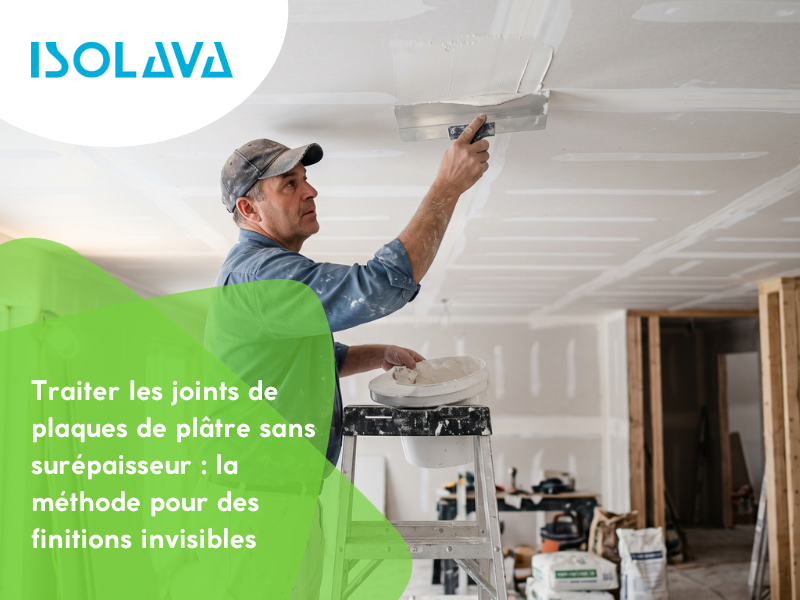 Traiter les joints de plaques de plâtre sans surépaisseur : la méthode pour des finitions invisibles