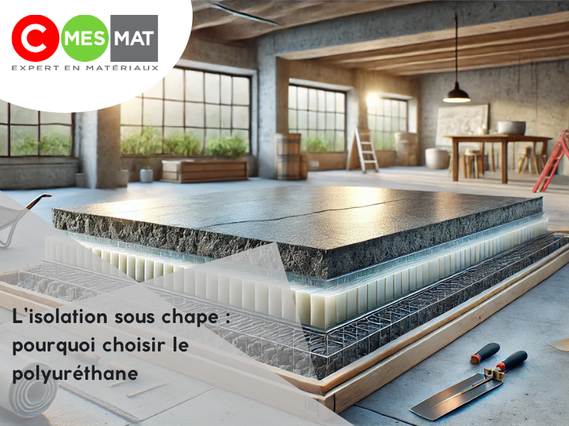 L’isolation sous chape : pourquoi choisir le polyuréthane ?