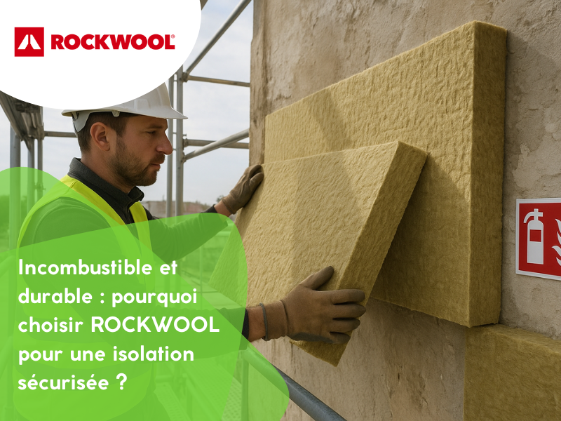 Incombustible et durable : pourquoi choisir ROCKWOOL pour une isolation sécurisée ?