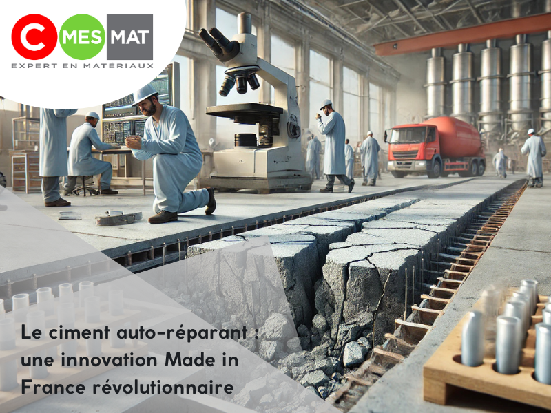 Le ciment auto-réparant : une innovation Made in France révolutionnaire