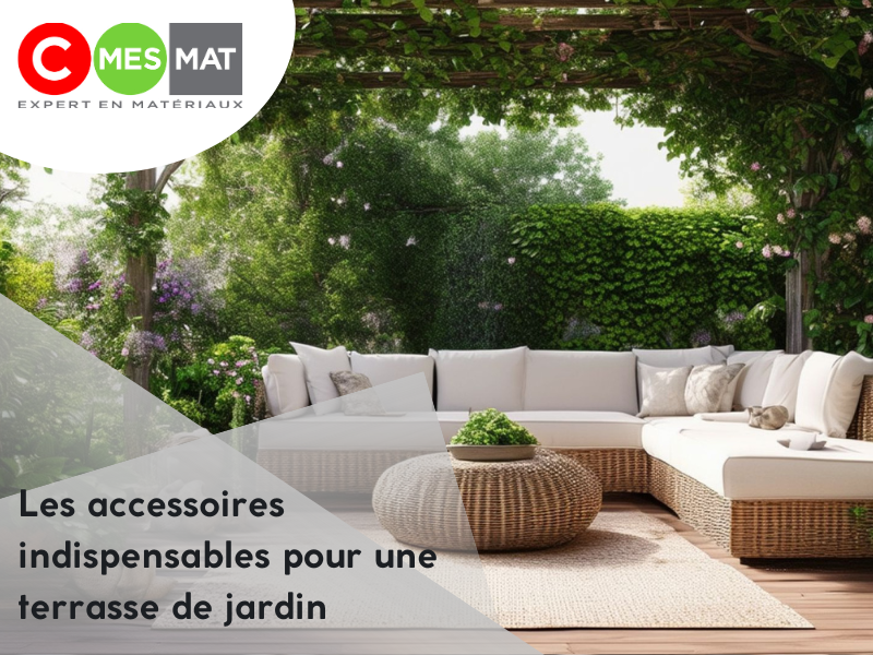 Les accessoires indispensables pour une terrasse de jardin