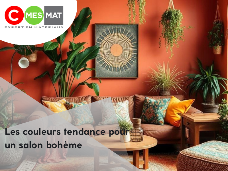 Les couleurs tendance pour un salon bohème