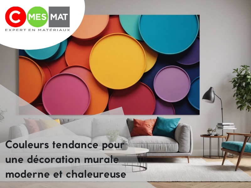 Les couleurs tendance pour une décoration murale chaleureuse