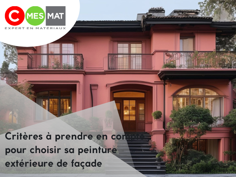 Les critères à prendre en compte pour choisir sa peinture extérieure de façade