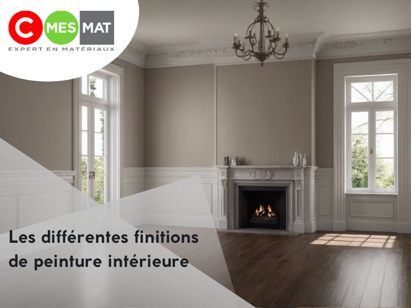 Les différentes finitions de peinture intérieure