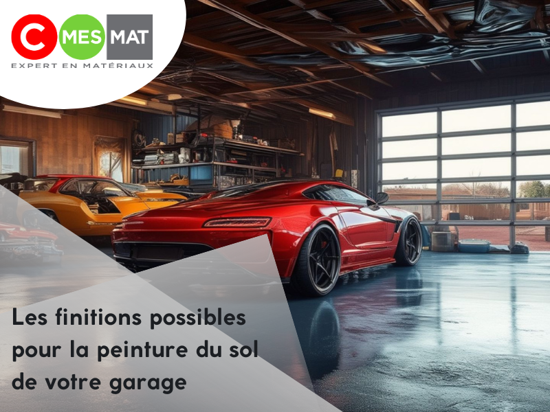 Les différentes finitions possibles pour la peinture du sol de votre garage
