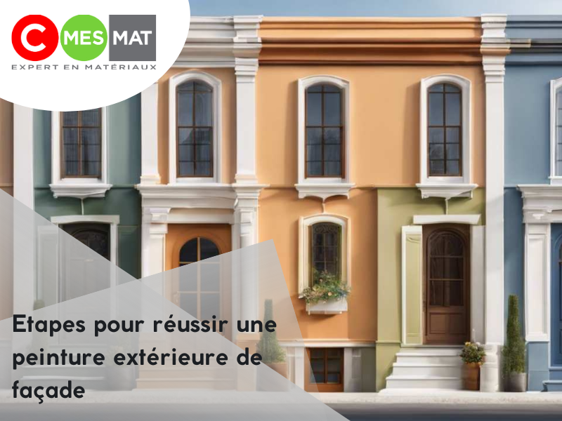 Les différentes étapes pour réussir une peinture extérieure de façade