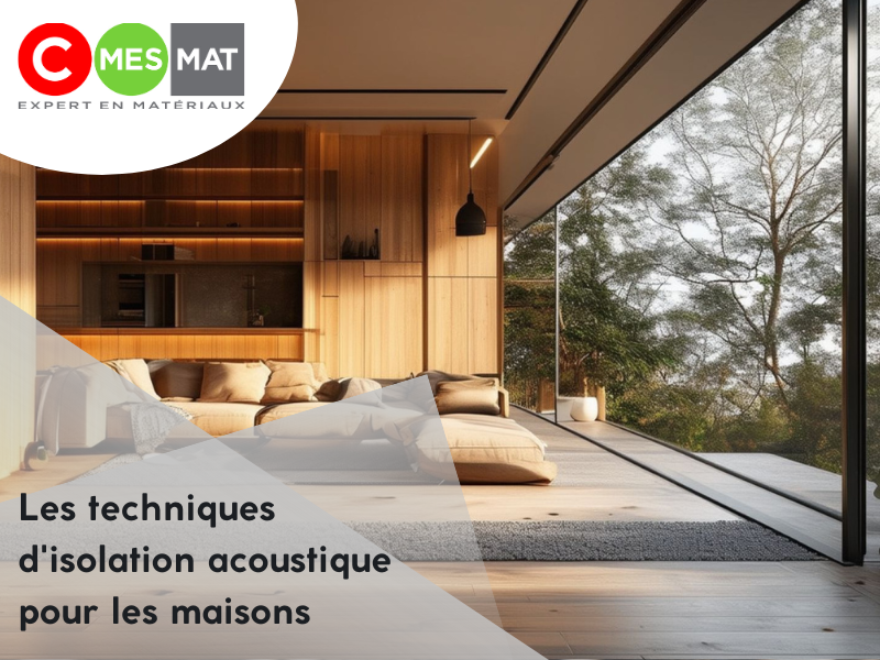 Les différentes techniques d'isolation acoustique pour les maisons