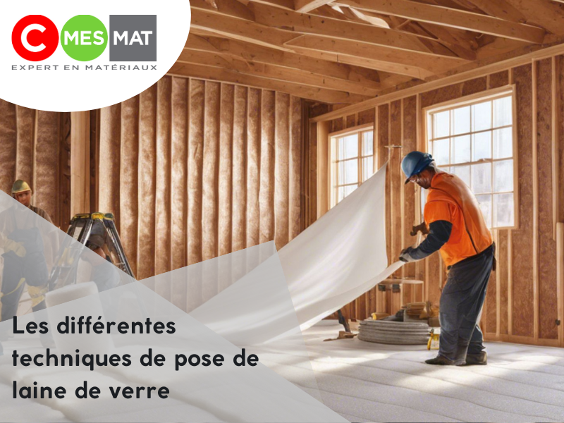 Les différentes techniques de pose de laine de verre