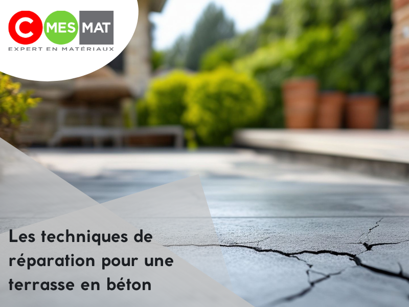 Les différentes techniques de réparation pour une terrasse en béton