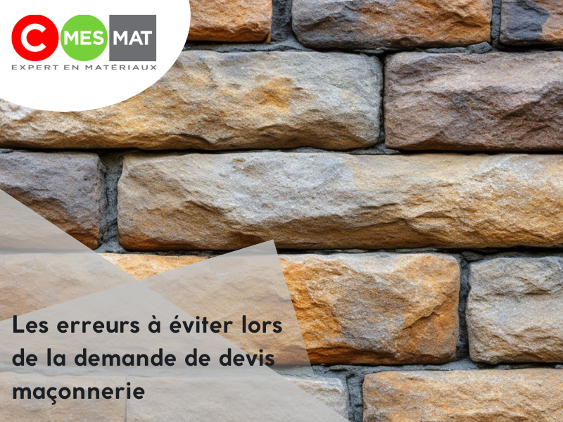 Les erreurs à éviter lors de la demande de devis maçonnerie