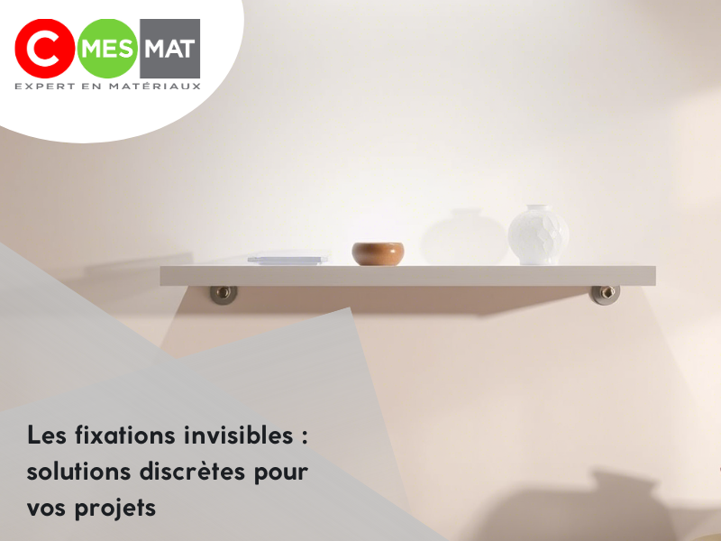 Les fixations invisibles : Solutions discrètes pour vos projets