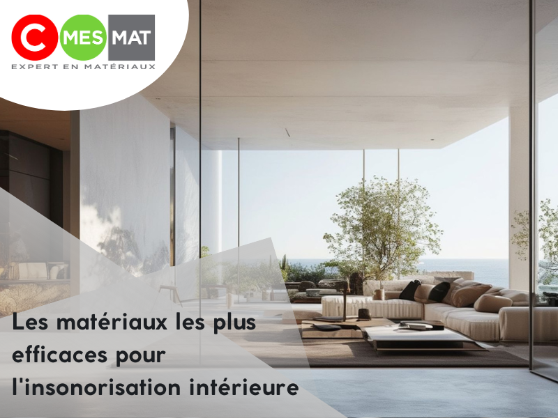Les matériaux les plus efficaces pour l'insonorisation intérieure