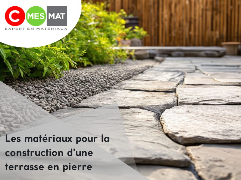 Matériaux nécessaires pour la construction d'une terrasse en pierre