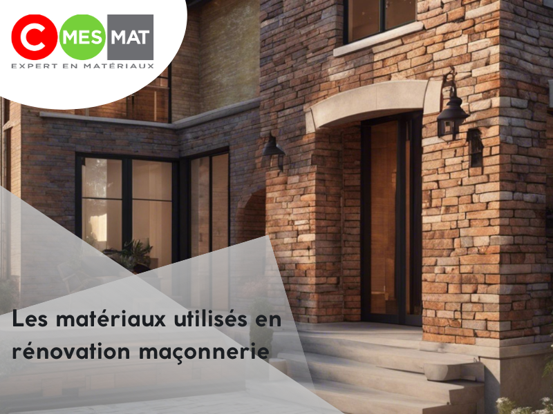 Les matériaux utilisés en rénovation maçonnerie